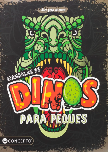 245 mandalas de dinos para peques concepto