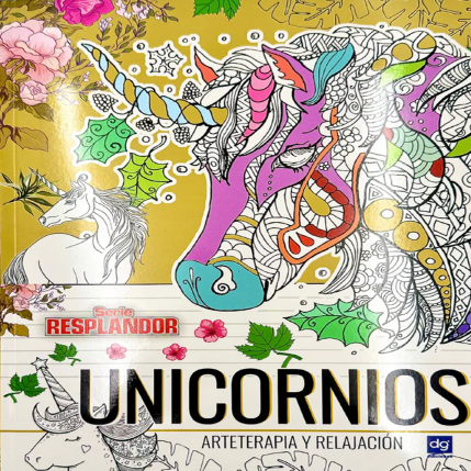 252 arteterapia y relajacion serie resplandor unicornios