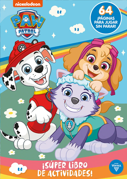 266 vertice super libro de actividades paw patrol