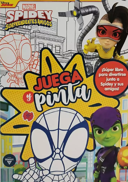 270 vertice juega y pinta spidey