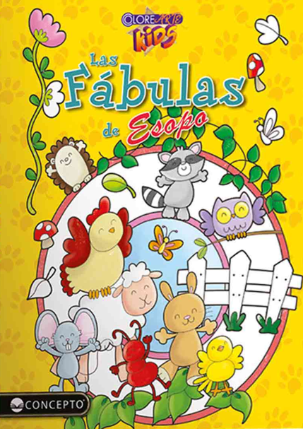 296 concepto colore artes kids fabulas de esopo
