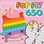 298 el gato de hojalata pop it con 1000 stickers unicornio