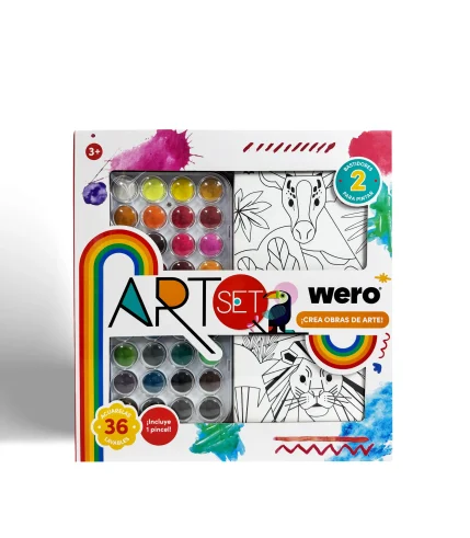 WERO ART SET ACUARELAS VISTA 1